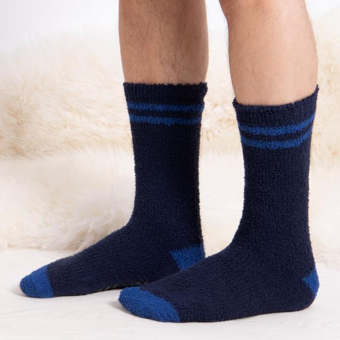 totes toasties® Mens Super Soft Cosy Socks (Triple Pack) Navy Mix Extra Image 4